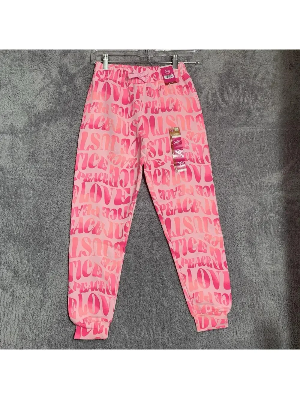 Justice Girls Joggers NWT! Pink Sweatpants, Comfortable, Colorful